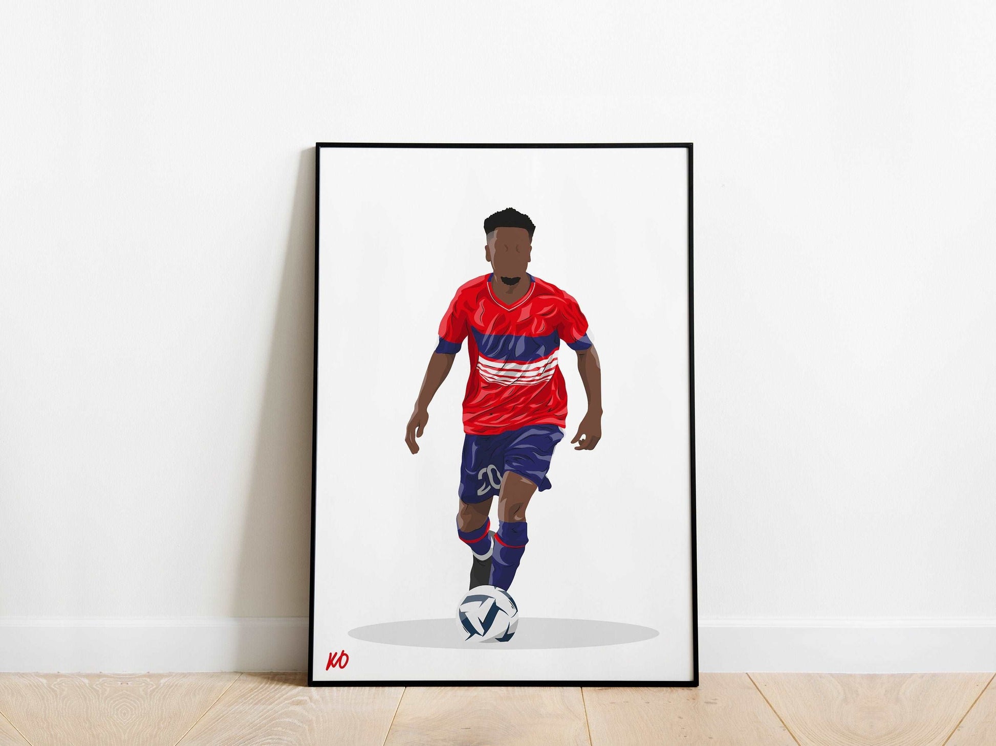 Angel Gomes LOSC Lille Poster KDDesigns6
