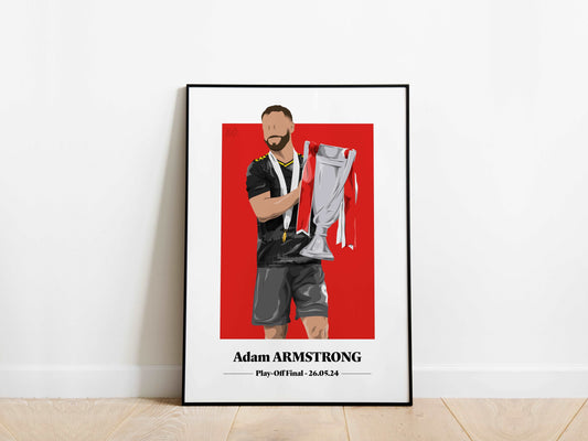 Adam Armstrong Play-Off Final Southampton Poster