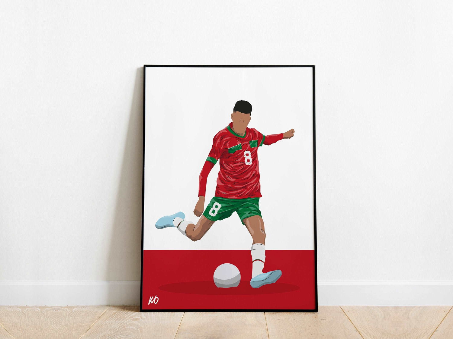 Azzedine Ounahi Morocco Poster - KDDesigns6