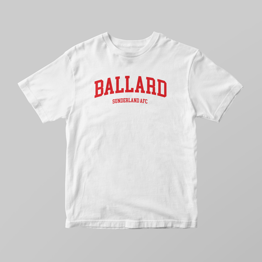 Daniel Ballard Varsity T-Shirt | Sunderland AFC Graphic Tee