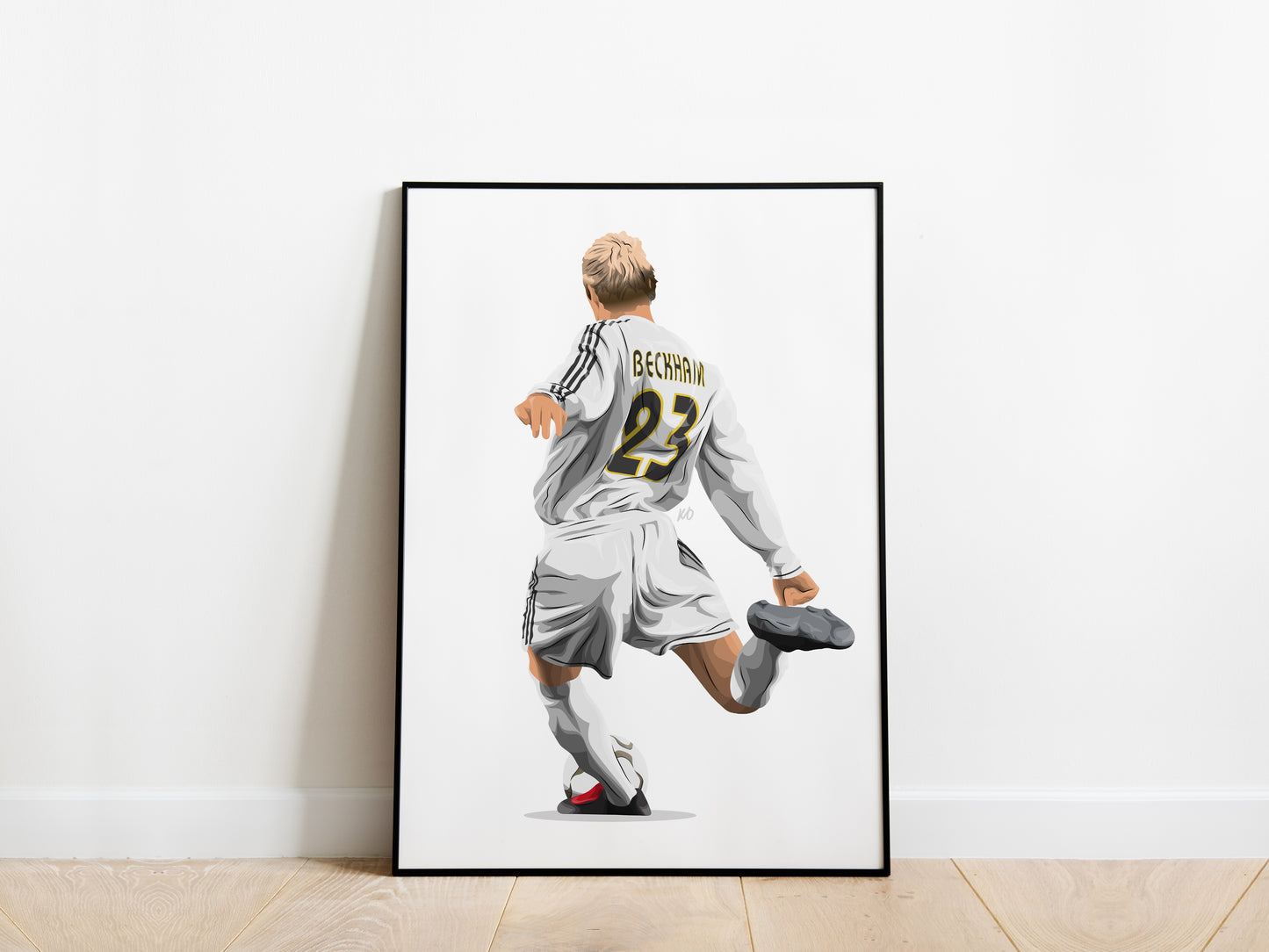 David Beckham Real Madrid Poster