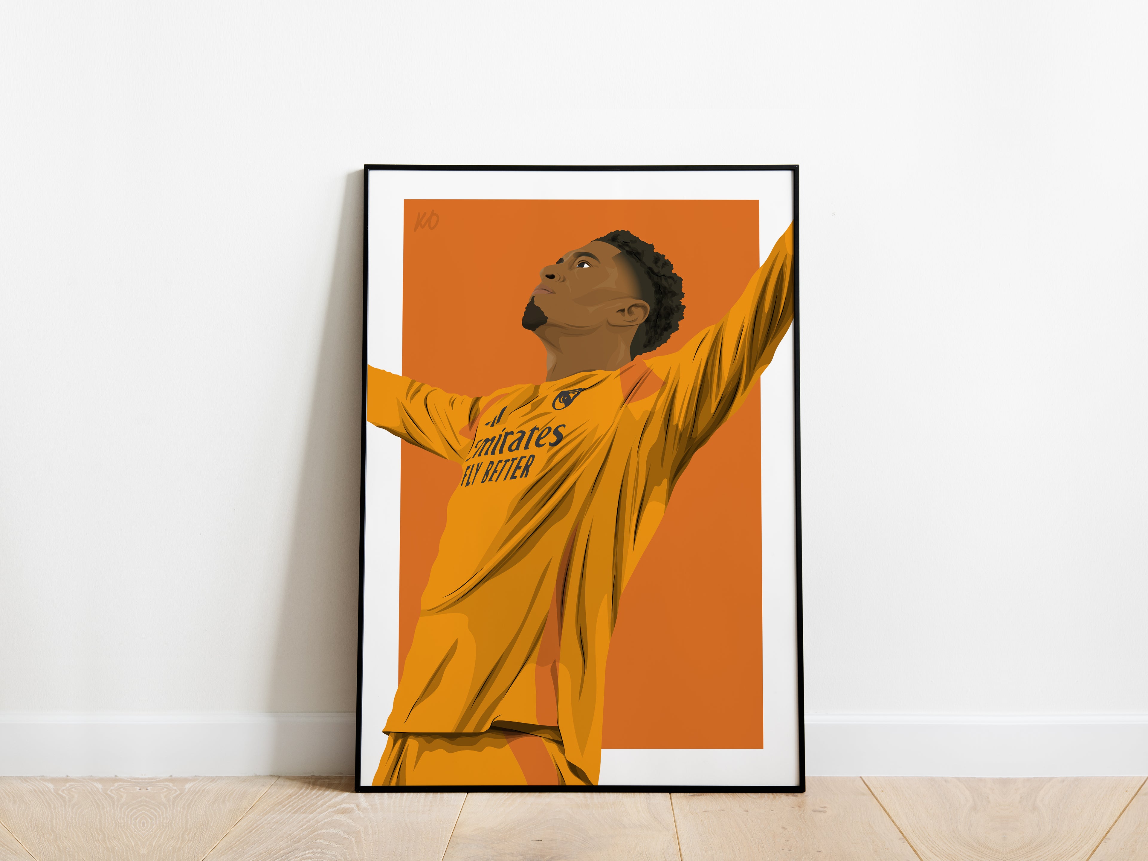 Jude Bellingham 24/25 Celebration Portrait Real Madrid Poster - KDDesigns6