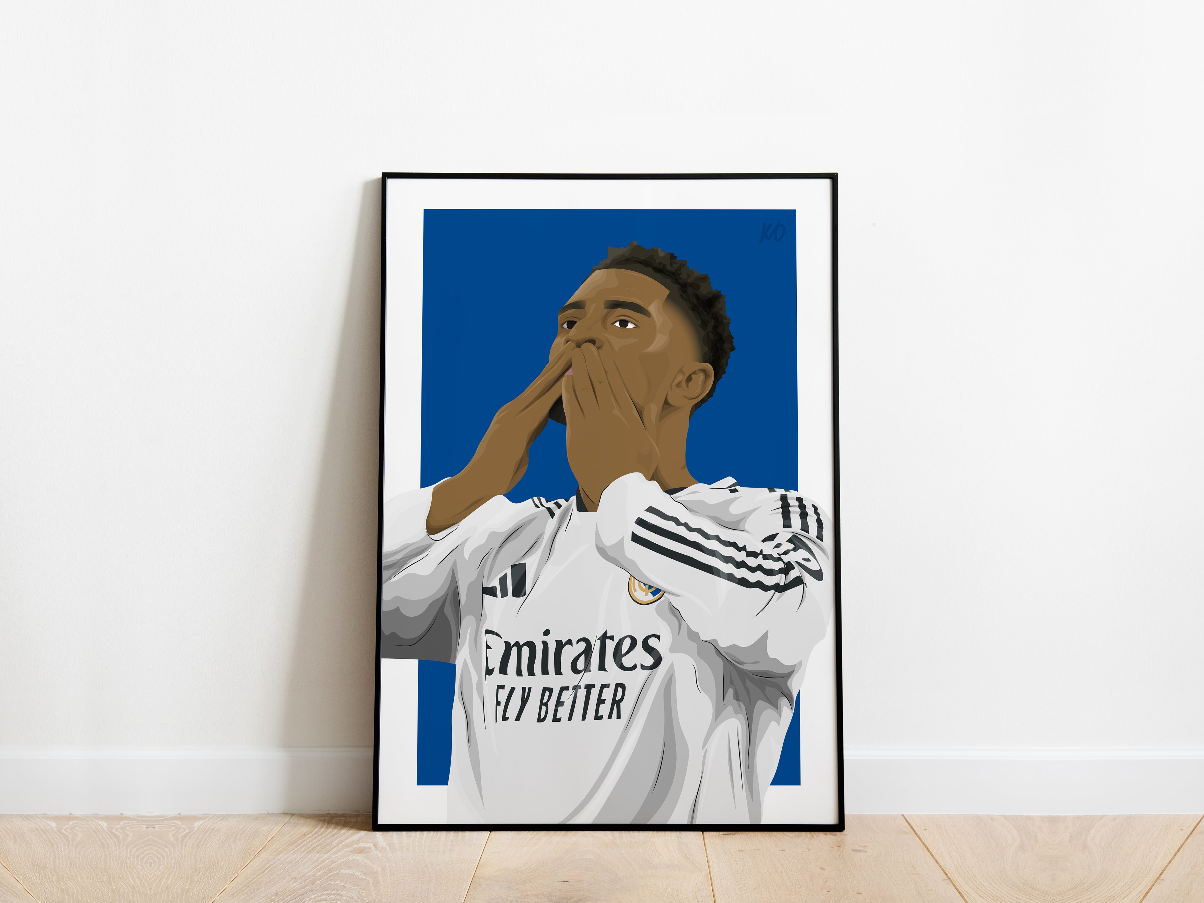 Jude Bellingham 24/25 Portrait Real Madrid Poster - KDDesigns6