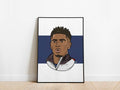 Jude Bellingham Portrait England Poster - KDDesigns6