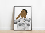 Jude Bellingham 24/25 Portrait Real Madrid Poster - KDDesigns6
