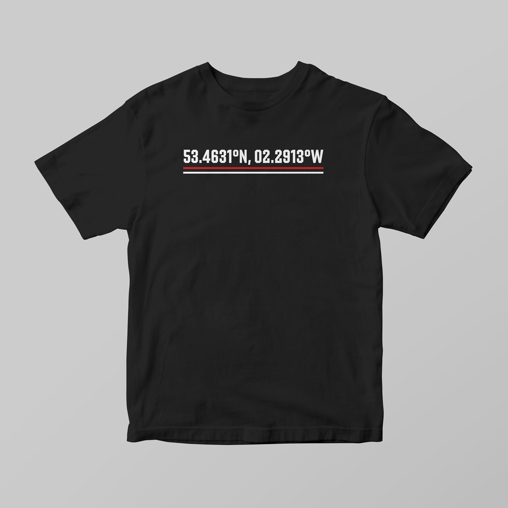 Old Trafford Coordinates T-Shirt | Manchester United Graphic Tee - KDDesigns6
