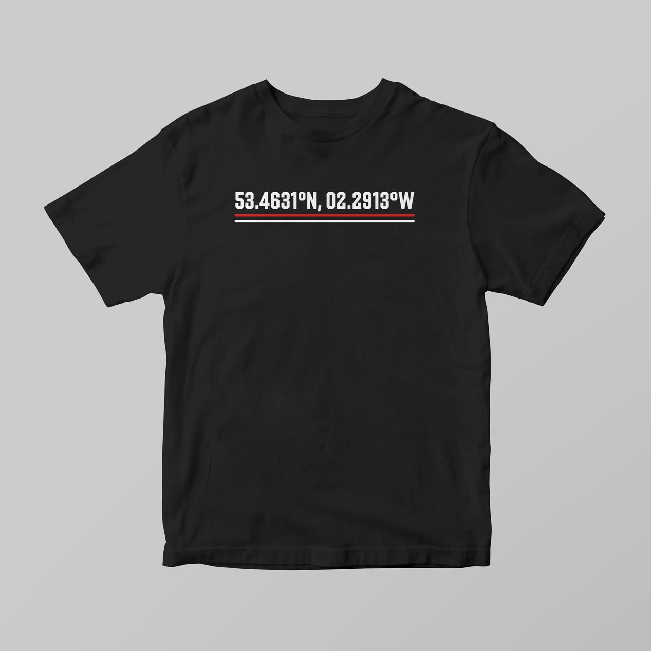 Old Trafford Coordinates T-Shirt | Manchester United Graphic Tee - KDDesigns6