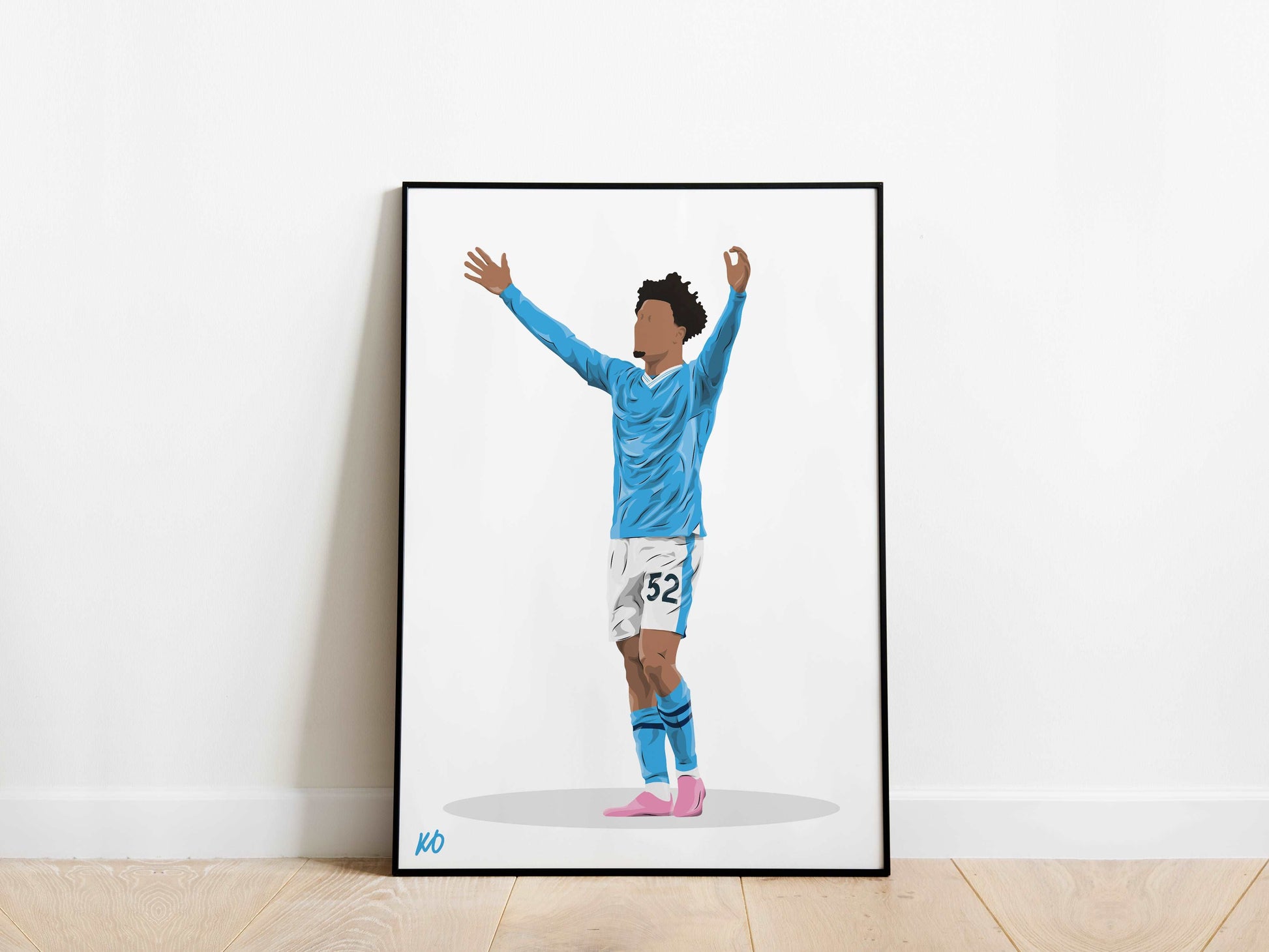 Oscar Bobb Man City Poster - KDDesigns6