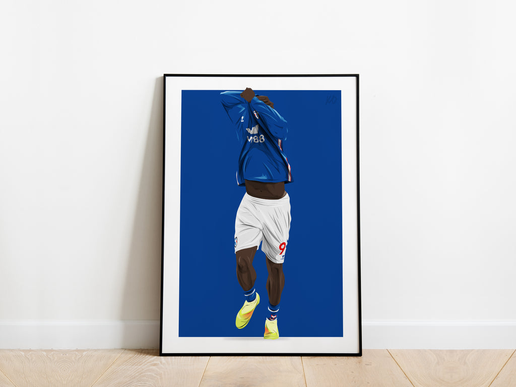 Brian Brobbey Tyne-Wear Derby Sunderland AFC Poster