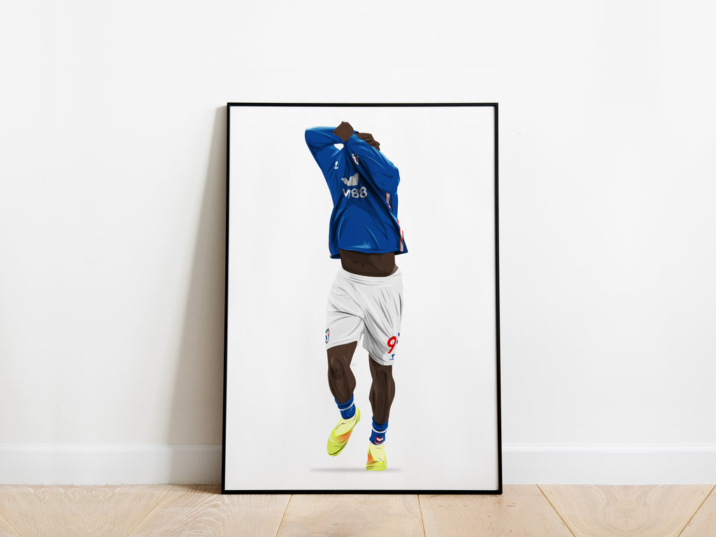 Brian Brobbey Tyne-Wear Derby Sunderland AFC Poster