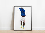 Brian Brobbey Tyne-Wear Derby Sunderland AFC Poster
