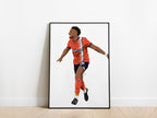 Jacob Brown Luton Town Poster - KDDesigns6