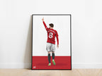 Bruno Fernandes 23/24 Manchester United Poster - KDDesigns6