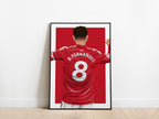 Bruno Fernandes Record Breaker Manchester United Poster