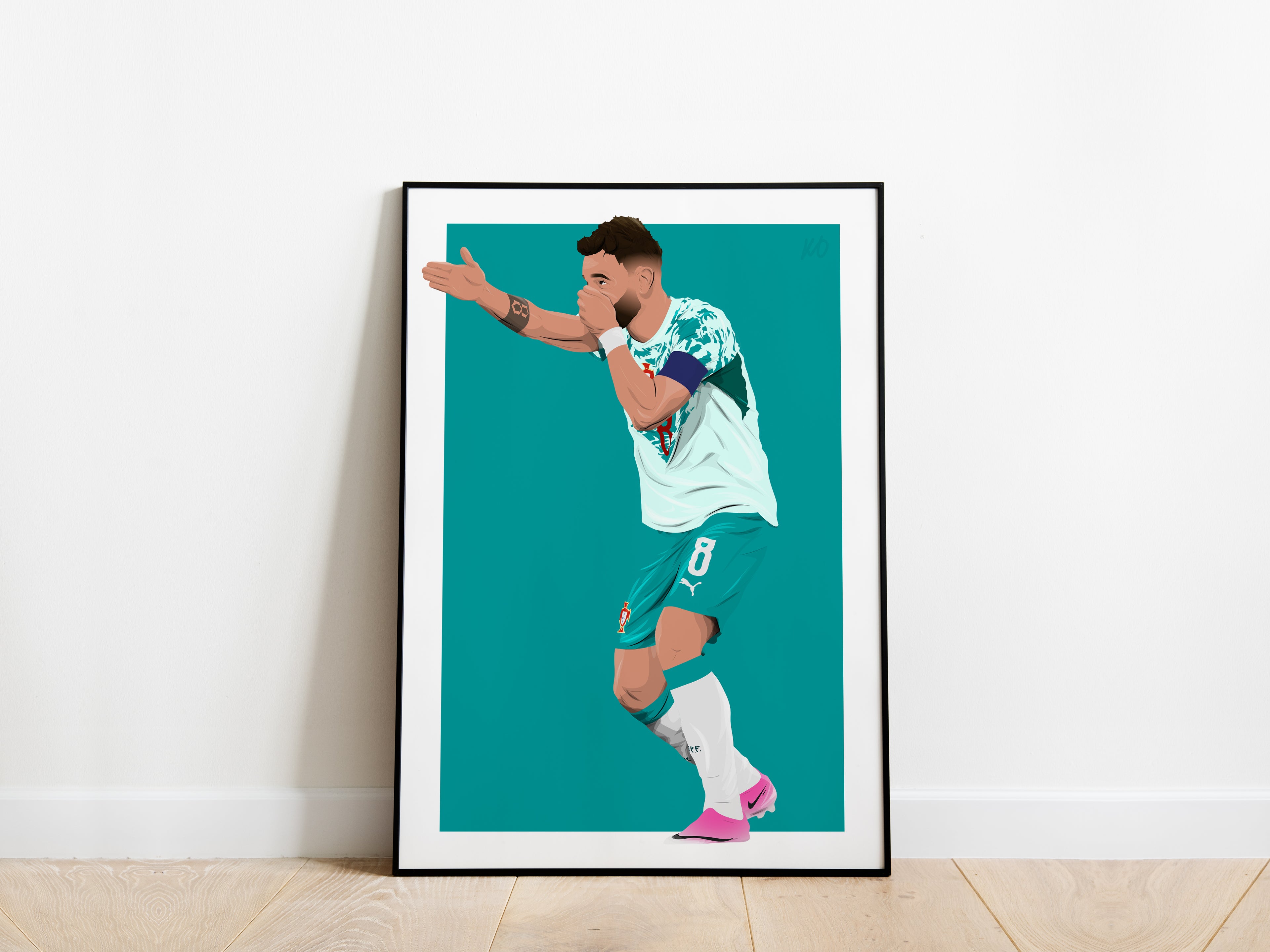 Bruno Fernandes 2026 Portugal Poster