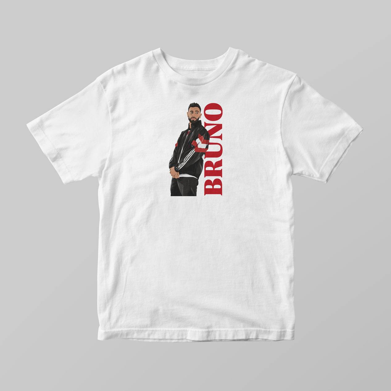 Bruno Fernandes Manchester United Graphic T-Shirt | Premium Illustrated Tee - KDDesigns6