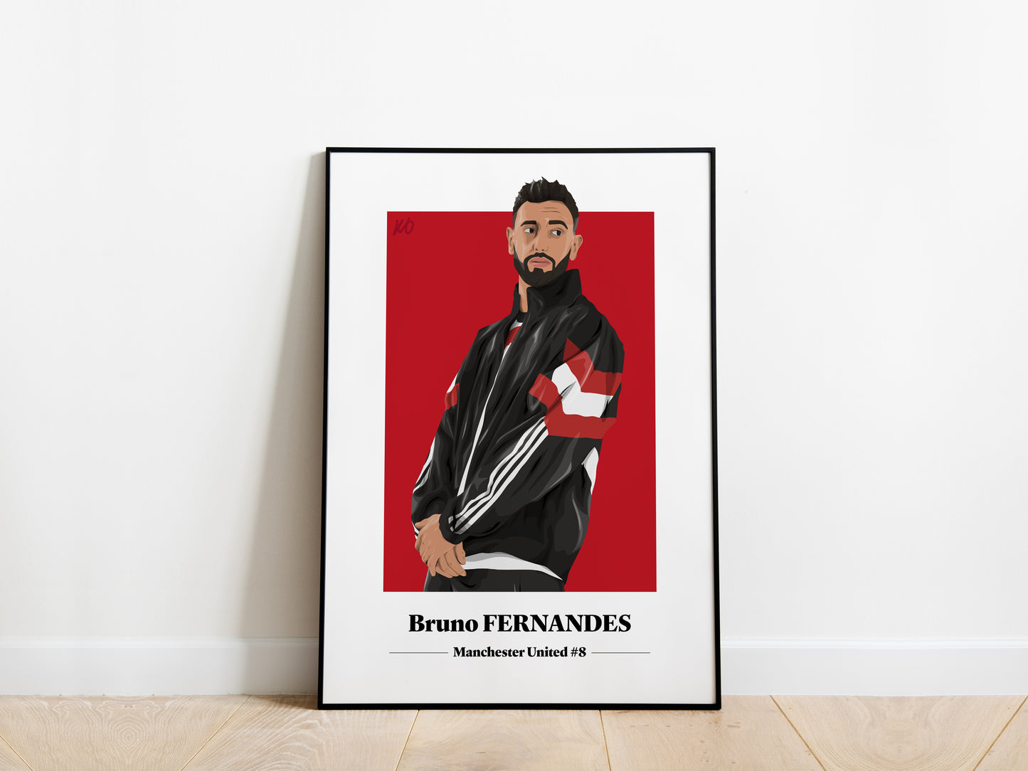 Bruno Fernandes Manchester United Poster - KDDesigns6