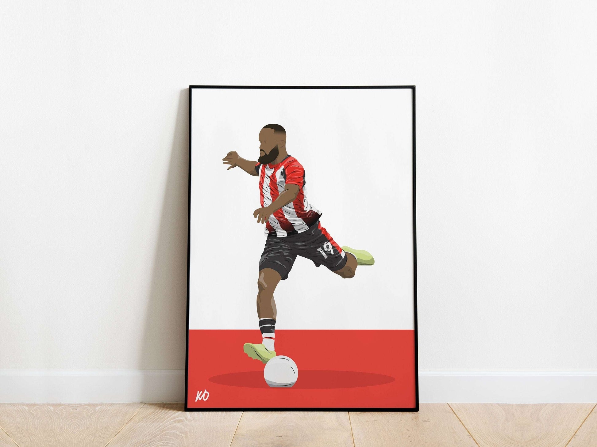 Bryan Mbeumo Brentford Poster - KDDesigns6