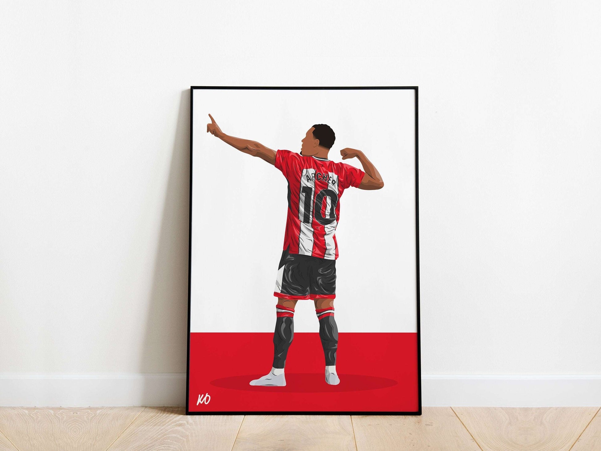 Cameron Archer Sheffield United Poster KDDesigns6