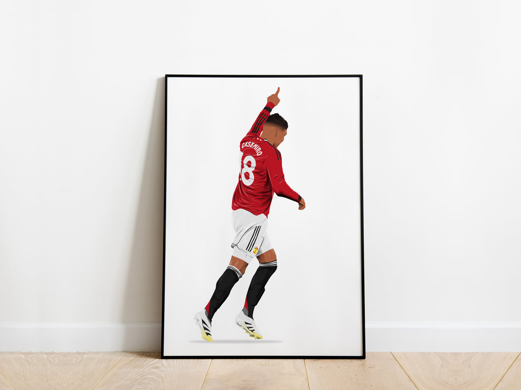 Casemiro 25/26 Manchester United Poster