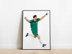 Iker Casillas 2010 World Cup Final Celebration Spain Poster