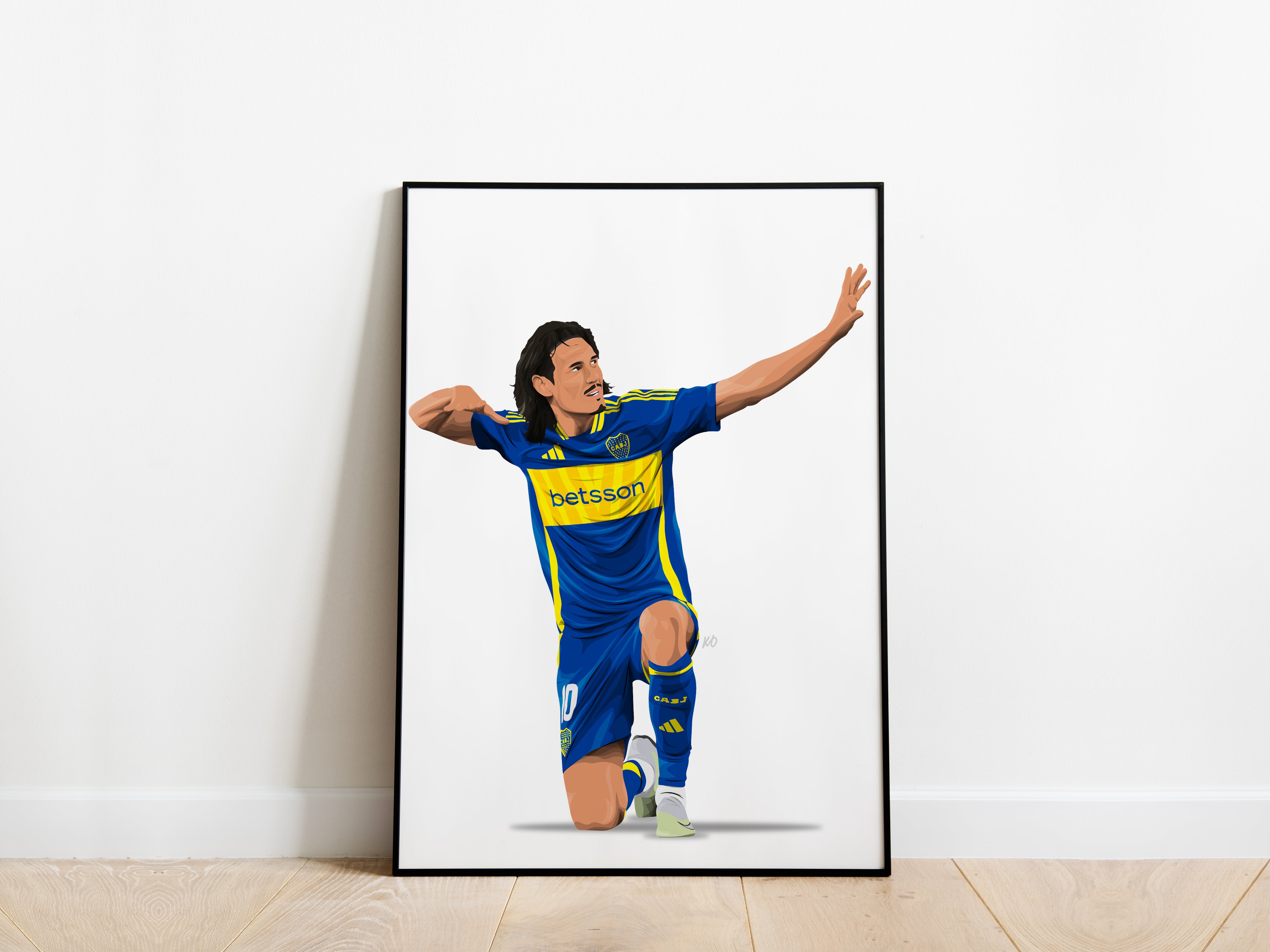 Edinson Cavani Boca Juniors Poster - KDDesigns6