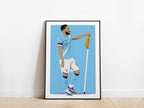 Rayan Cherki Celebration Man City Poster - KDDesigns6