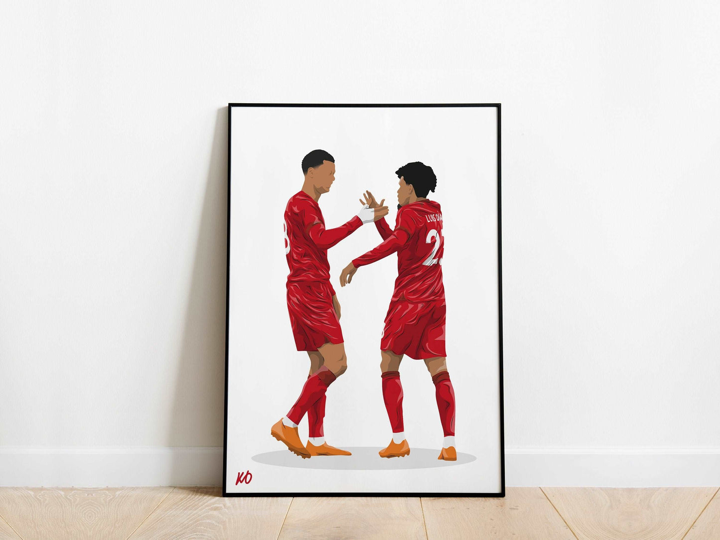Cody Gakpo, Luis Diaz Liverpool Poster KDDesigns6