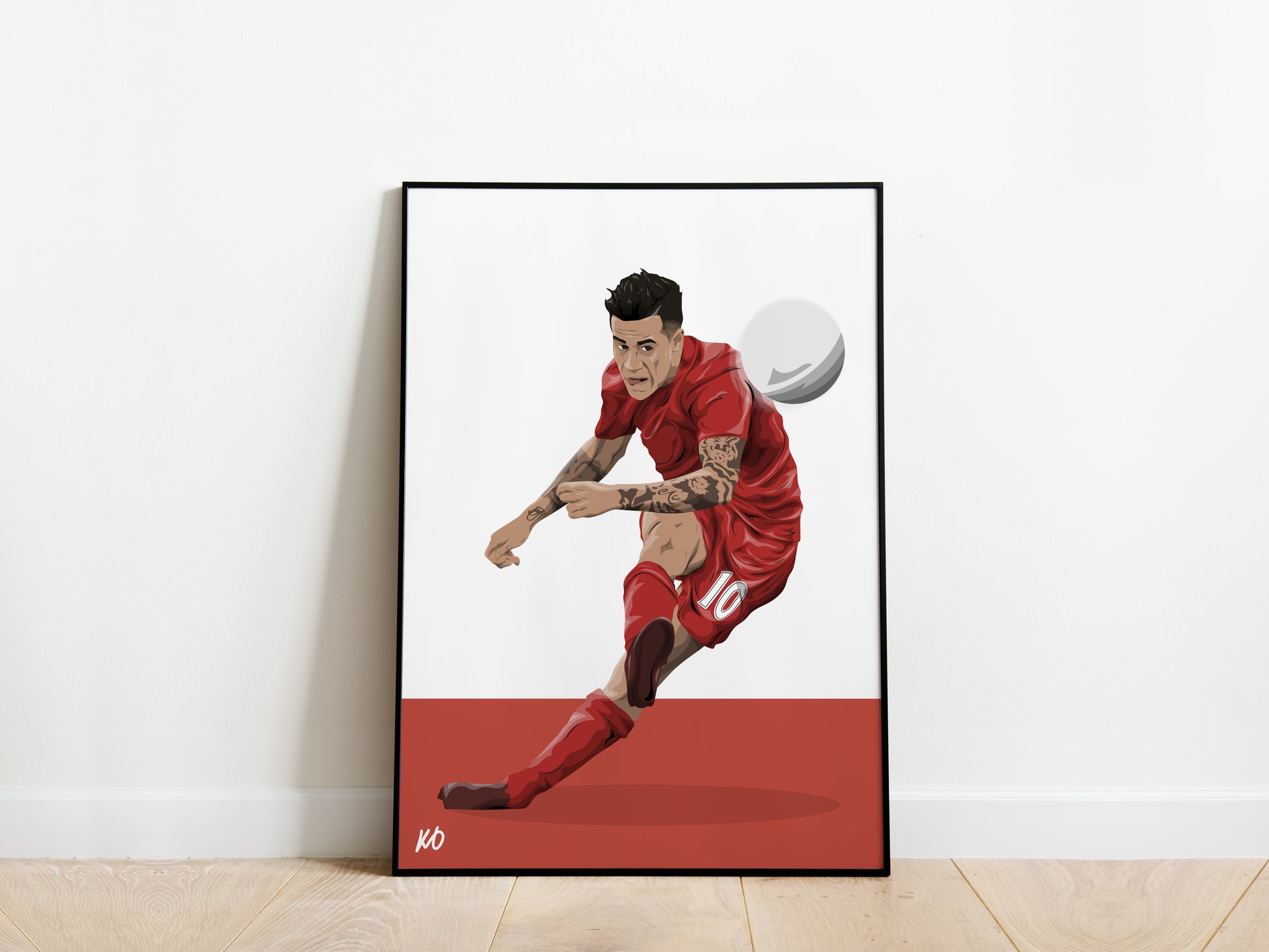 Philippe Coutinho Liverpool Poster - KDDesigns6