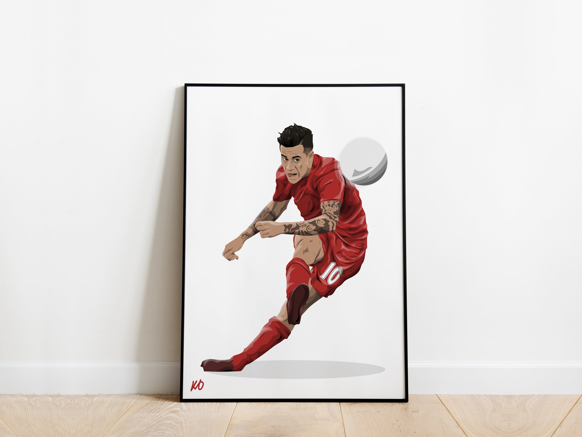 Philippe Coutinho Liverpool Poster - KDDesigns6