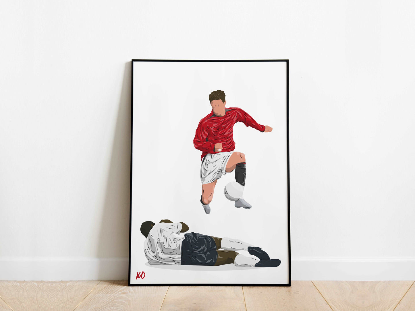 Cristiano Ronaldo Manchester United Poster KDDesigns6