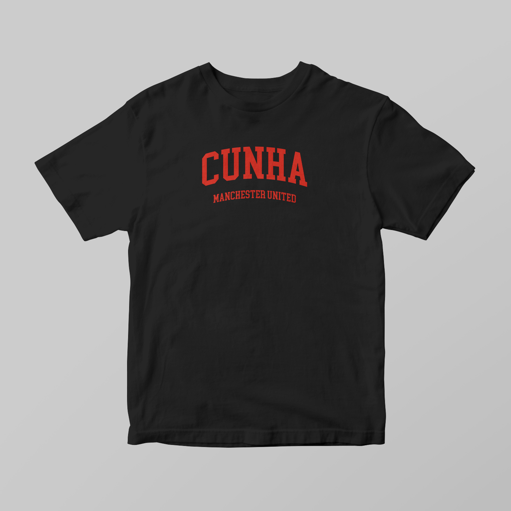 Matheus Cunha Varsity T-Shirt | Manchester United Graphic Tee - KDDesigns6