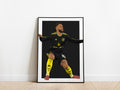 Matheus Cunha Surfing Celebration Manchester United Poster - KDDesigns6