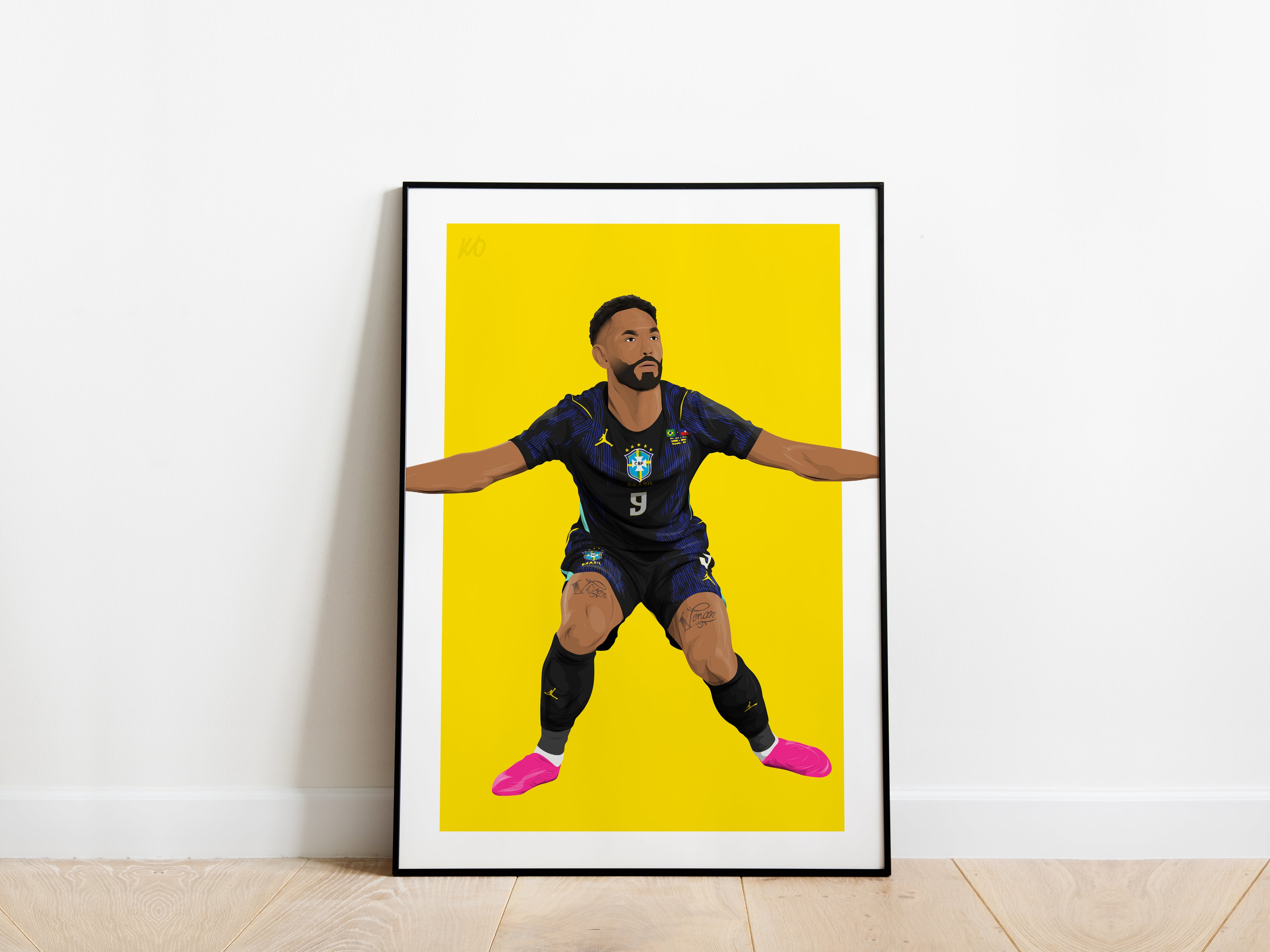 Matheus Cunha World Cup 2026 Brazil Poster