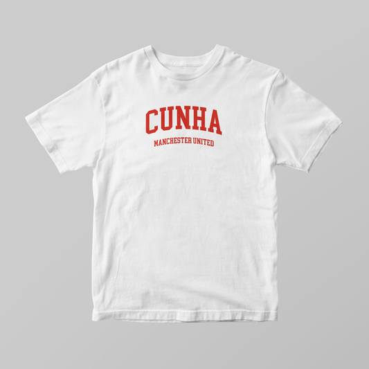 Matheus Cunha Varsity T-Shirt | Manchester United Graphic Tee
