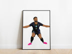 Matheus Cunha World Cup 2026 Brazil Poster