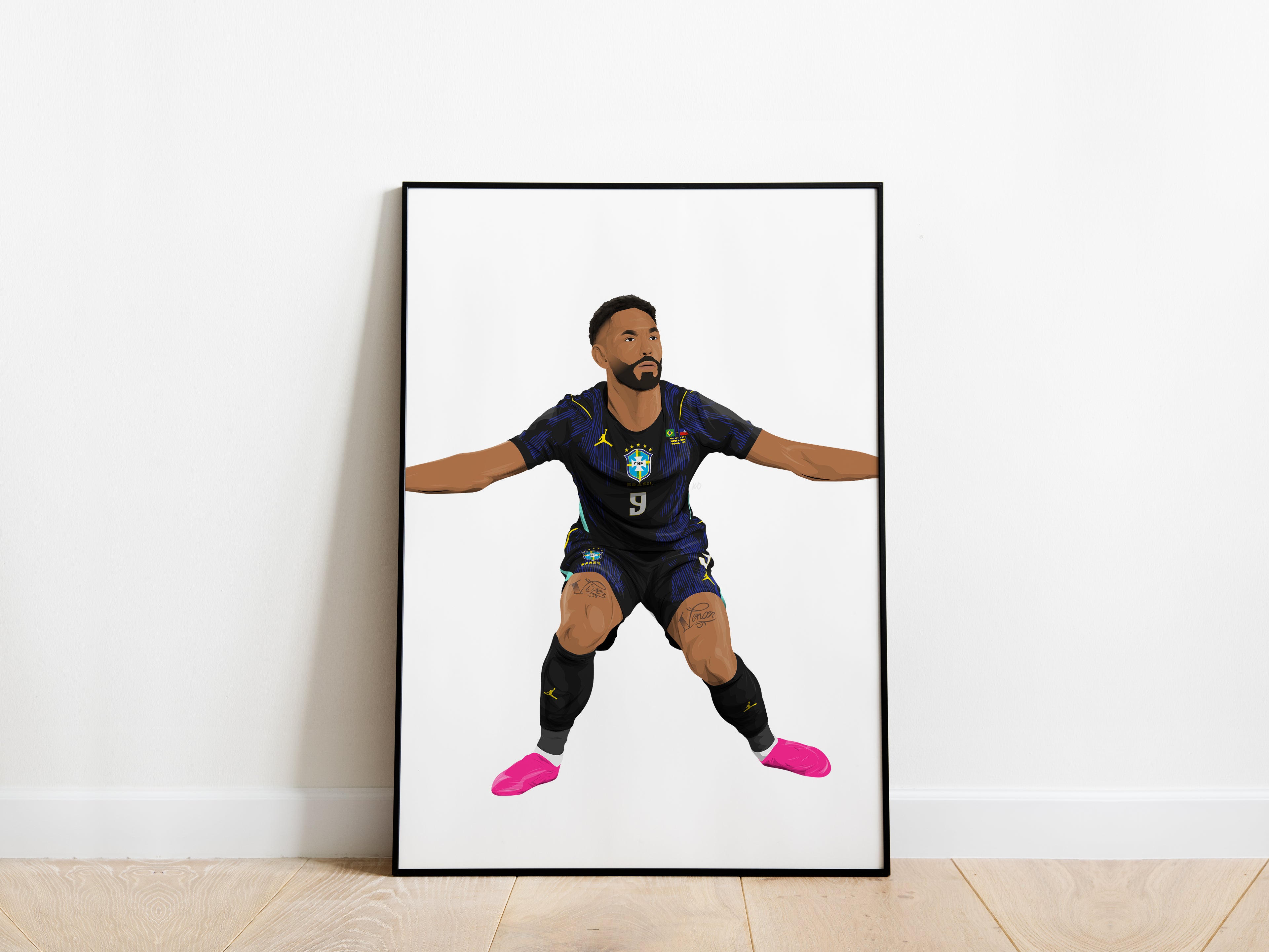Matheus Cunha World Cup 2026 Brazil Poster