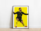 Matheus Cunha Surfing Celebration Manchester United Poster - KDDesigns6