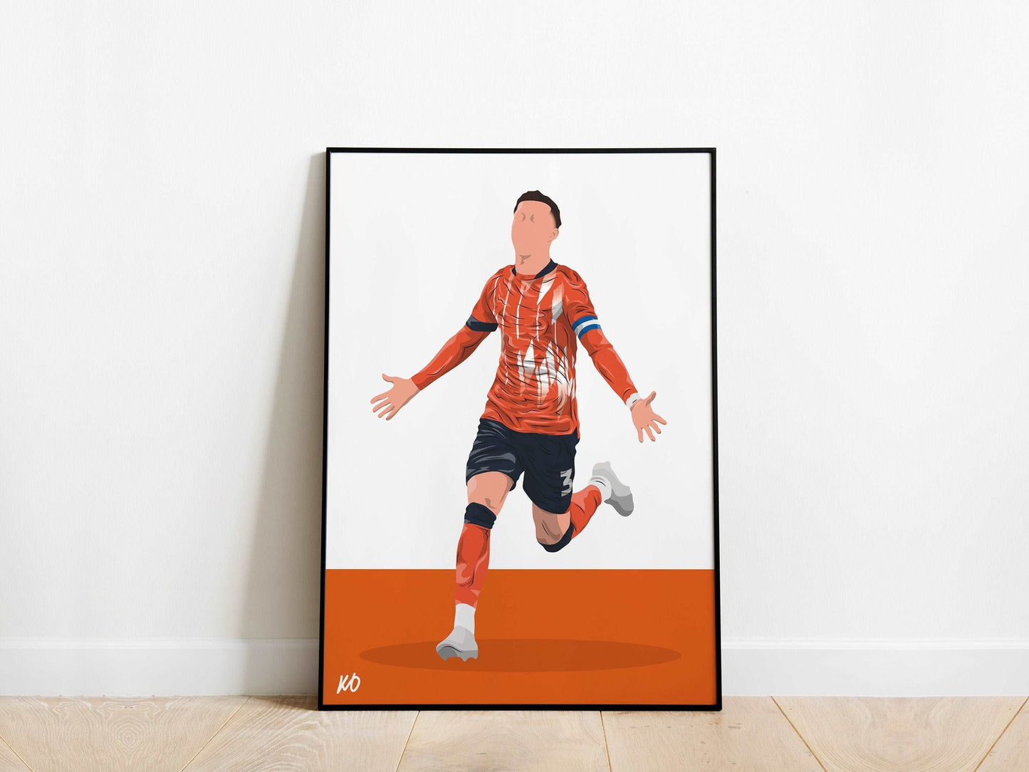 Dan Potts Luton Town Poster - KDDesigns6