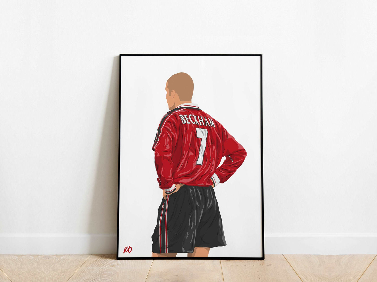 David Beckham Manchester United Poster KDDesigns6