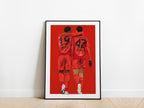 Jamal Musiala, Alphonso Davies Bayern Munich Poster