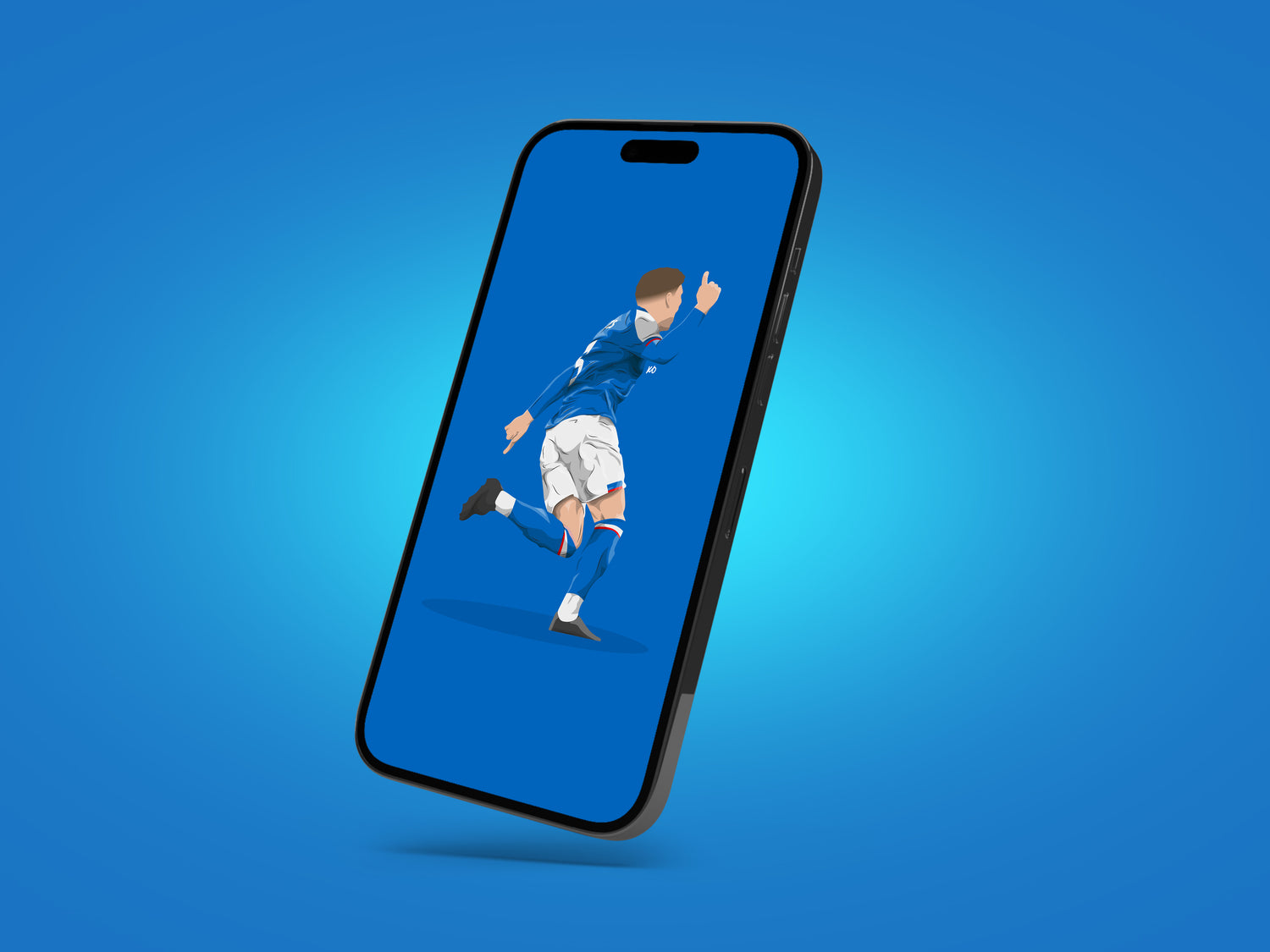 FREE - Leif Davis Ipswich Town Wallpaper - KDDesigns6