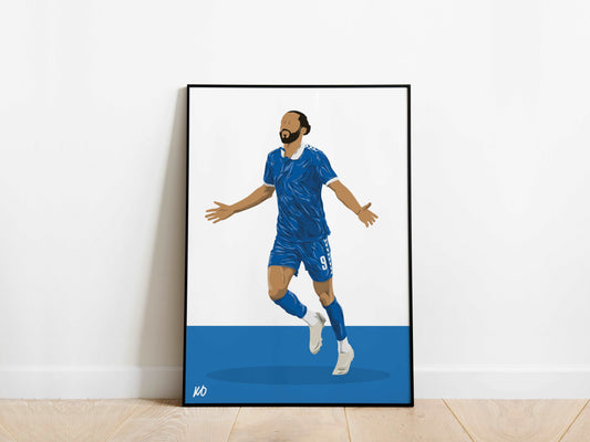 Dominic Calvert-Lewin Everton Poster KDDesigns6