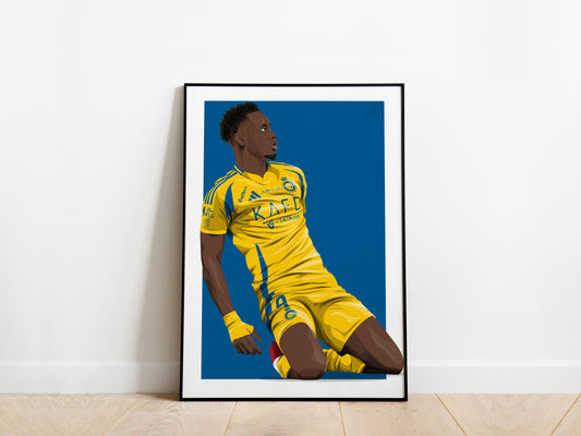 Jhon Duran Al-Nassr Poster - KDDesigns6