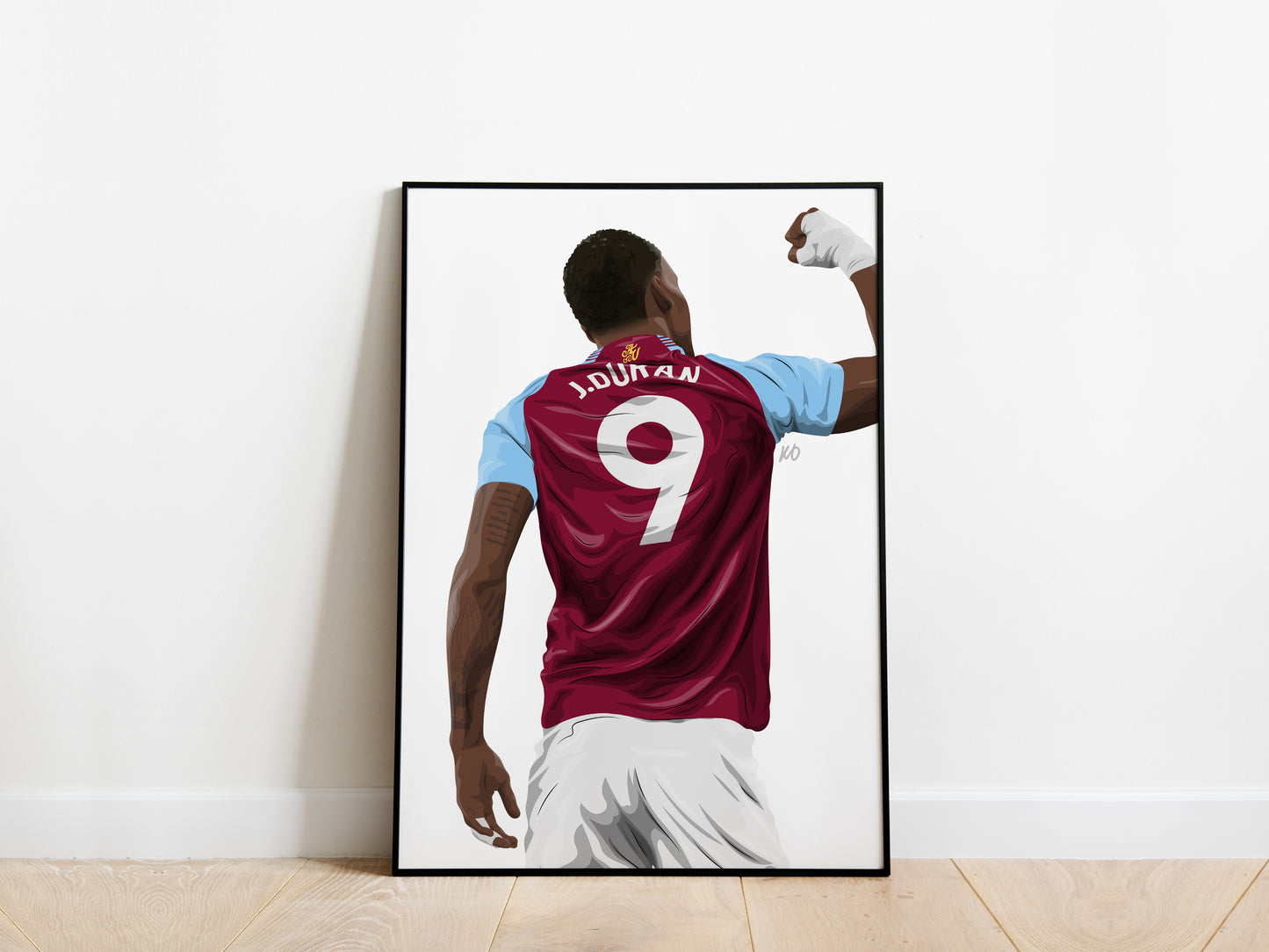 Jhon Duran Aston Villa Poster