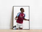 Jhon Duran Champions League Goal Aston Villa Poster - KDDesigns6