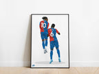 Eberechi Eze, Marc Guehi Crystal Palace Poster - KDDesigns6