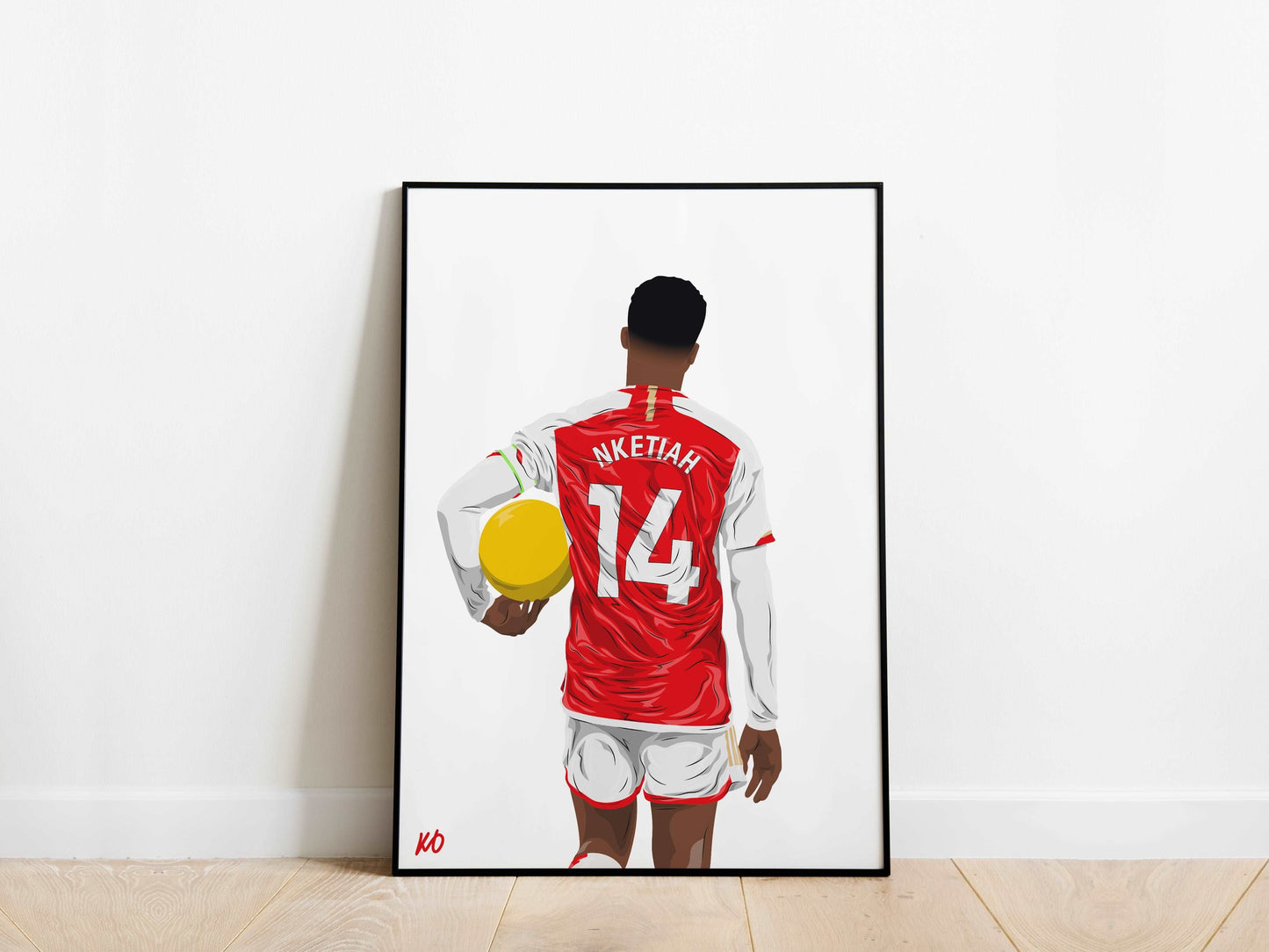 Eddie Nketiah Arsenal Poster KDDesigns6