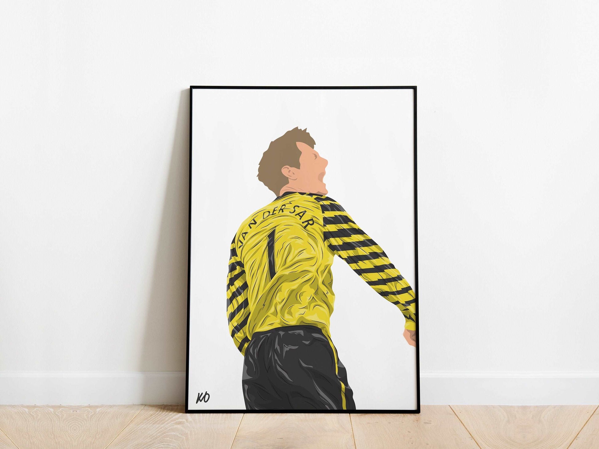 Edwin van der Sar Manchester United Poster KDDesigns6