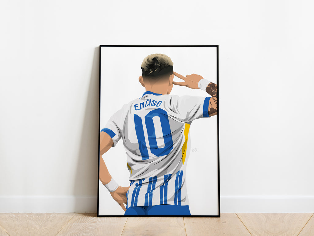 Julio Enciso Celebration Brighton Poster - KDDesigns6